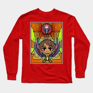 Kawaii Red Scarab Long Sleeve T-Shirt